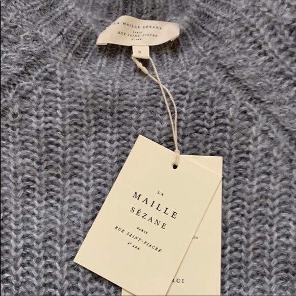 NWT Sezane Alpaca Wool Sweater - Picture 9 of 9